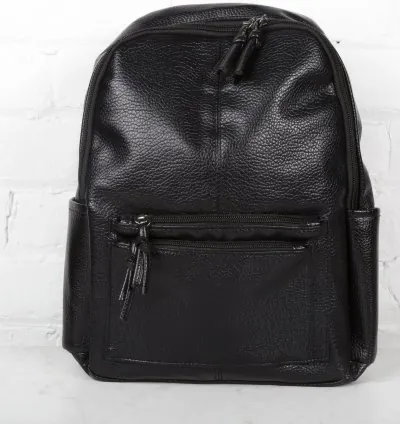 Black fashion women backpack